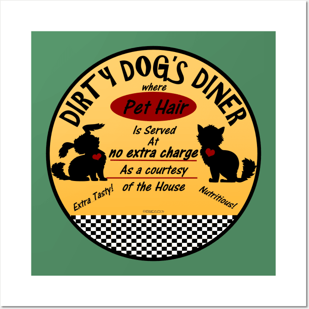 Dirty Dog's Diner Wall Art by FunkilyMade